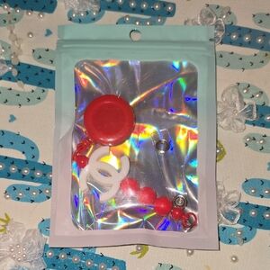 Red and White C/C Badge Reel